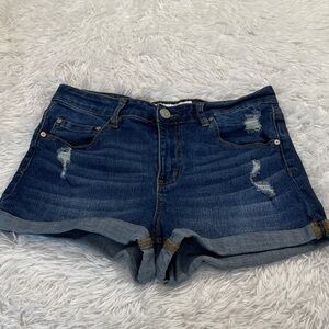 Indigo Rein Dark Blue Jean Shorts WOMENS SIZE 11 JRS